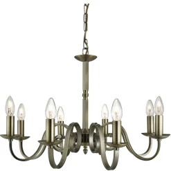 Hängeleuchte rustikal 8-flmg.