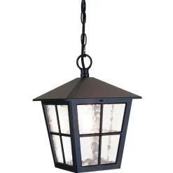 Hängeleuchte Schwarz außen verstellbar Rustikal