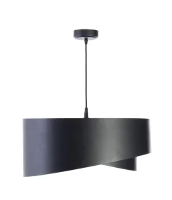 Hängeleuchte Schwarz Kupfer Ø 50 cm Latex E27 rund