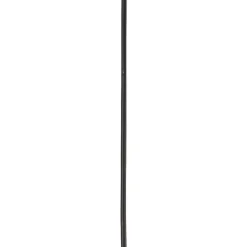 Hängeleuchte Schwarz Weiß E27 Ø 25 cm rund Glas Metall