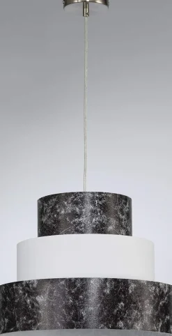 Hängeleuchte Schwarz Weiß Modern Esszimmer LEEN