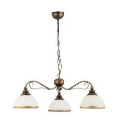 Hängeleuchte Shabby Braun DELMARE Esstisch Lampe