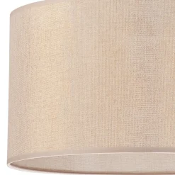 Hängeleuchte Stoff Ø 35 cm rund E27 in Gold verstellbar