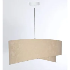 Hängeleuchte Stoff Velours Optik rund Ø 50 cm Modern E27