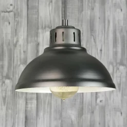 Hängeleuchte SVEN in Schwarz 2-flmg