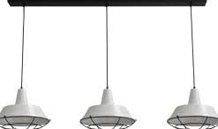 Hängeleuchte weiß 3-flmg