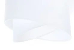 Hängeleuchte Weiß verstellbar 3-flammig E27 Stoff Veloursoptik