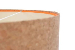 Hängeleuchte Wohnzimmer E27 Ø 40 cm Kork Modern Boho