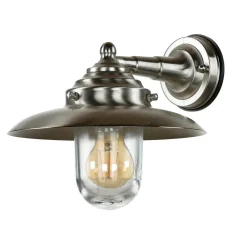 Hoflampe KAVALA Messing Glas IP64 rostfrei Außen