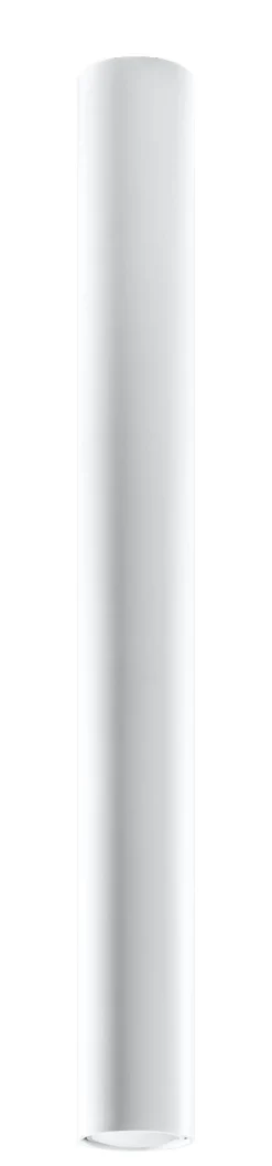 Hohe Deckenlampe Weiß 60 cm Ø 6 cm schmal GU10