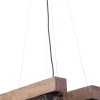 Holz Pendelleuchte Metall Schwarz bis 0,9 m gemütlich