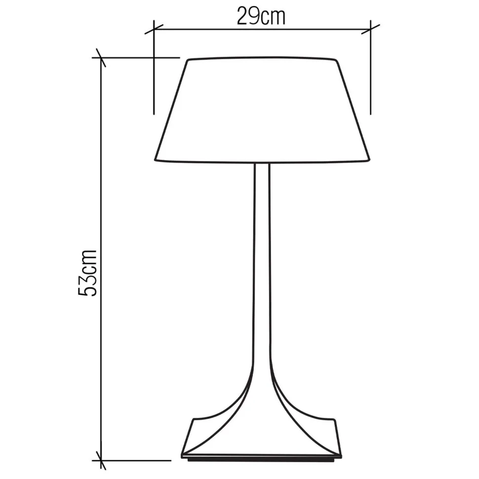 Holz Tischlampe Modern Holz 53 cm Teak Furnier E27