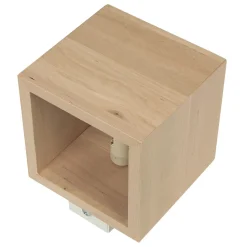 Holzlampe GEO Up Down B:10cm quadratisch G9