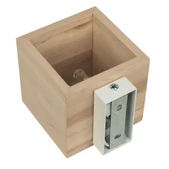 Holzlampe GEO Up Down B:10cm quadratisch G9
