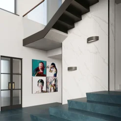 indirekte Wandlampe Schwarz Up Down 40 cm breit E27