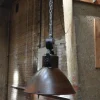 Industrie Hängelampe Braun schwenkbar Handarbeit