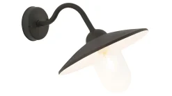 Industrie Lampe Wand Metall Glas IP44 E27 Balkon