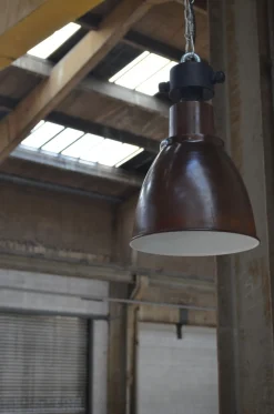 Industrie Pendelleuchte Braun Industrie Design