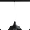 Industrie Pendelleuchte Hängeleuchte Schwarz