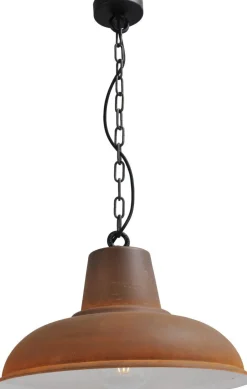 Industrie Pendelleuchte Hängeleuchte in Rost Braun