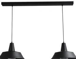 Industrie Pendelleuchte Küchenlampe Schwarz