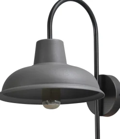 Industrie Schlafzimmerleuchte in Anthrazit