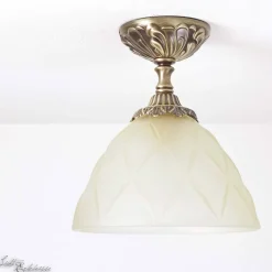 Jugendstil Deckenleuchte Deckenlampe Beige