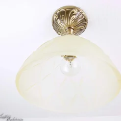 Jugendstil Deckenleuchte Deckenlampe Beige