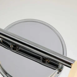 Jugendstil Lampe Bad LED G9 B: 35,7 cm Chrom Weiß IP44