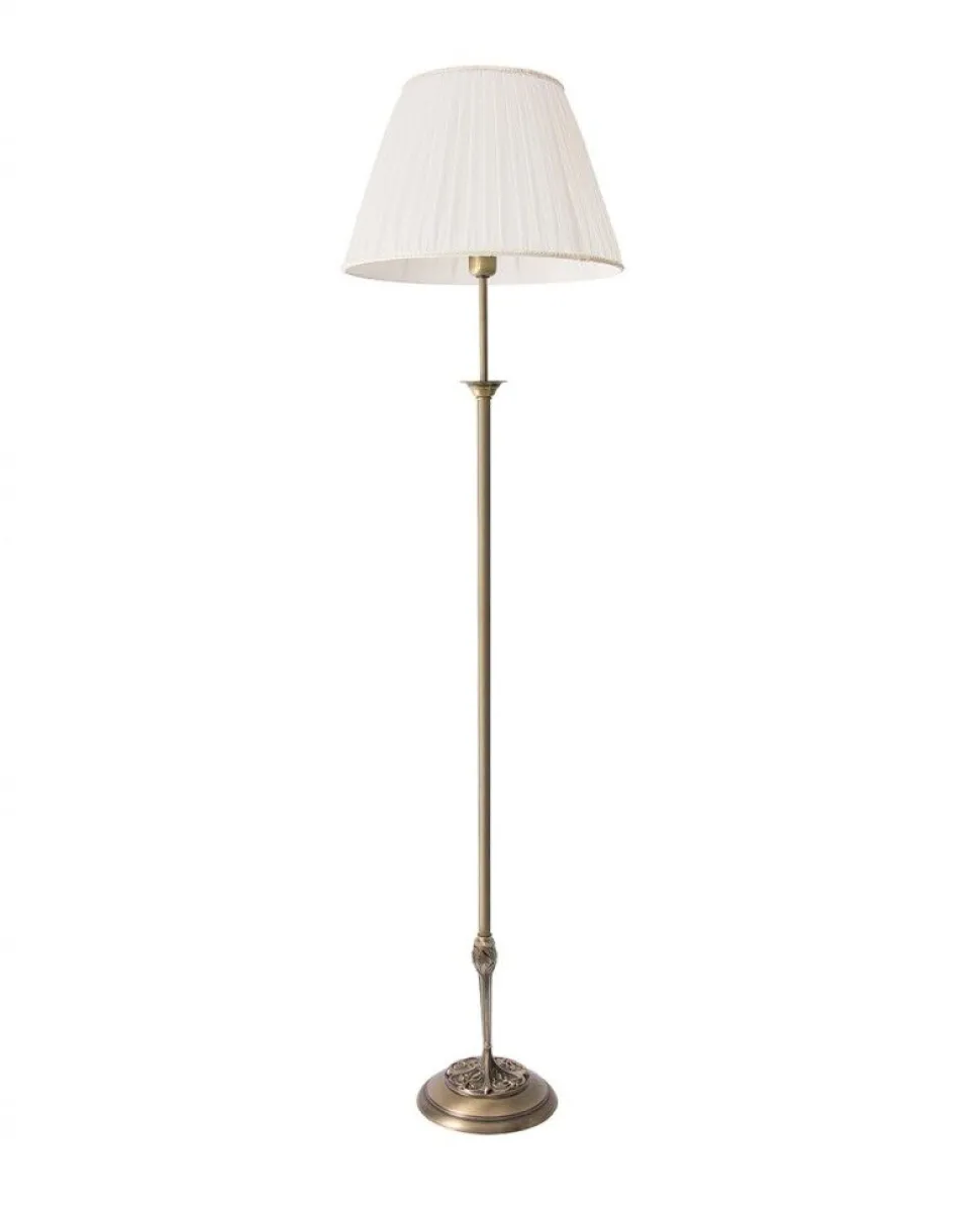 Jugendstil Stehleuchte E27 Weiß