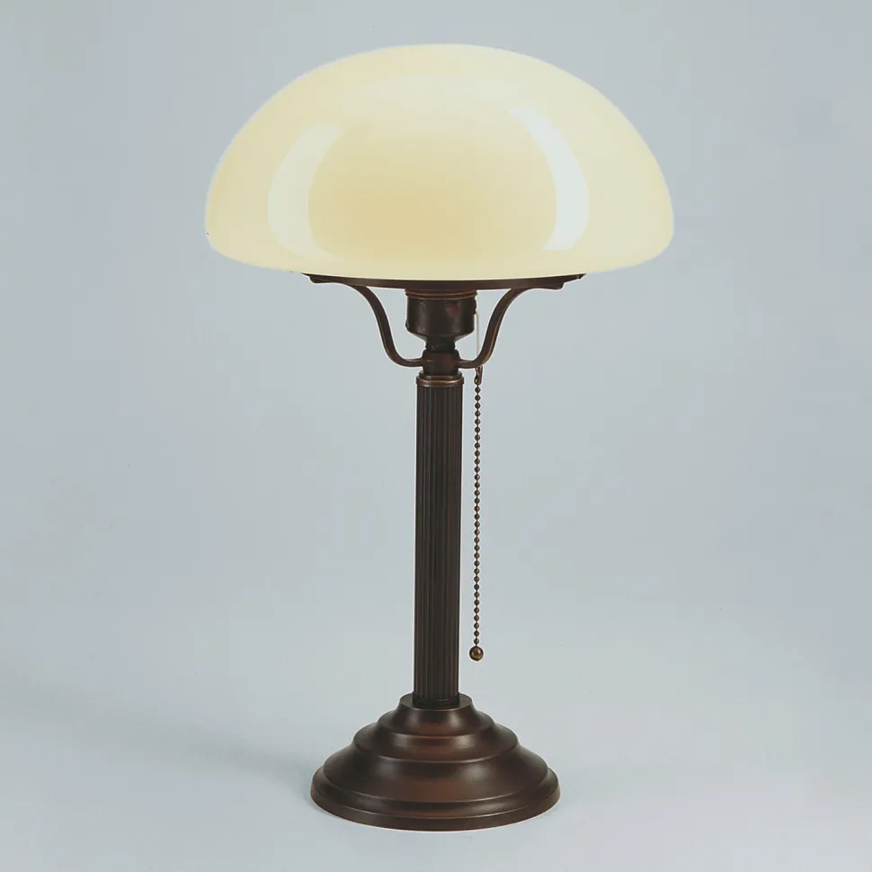 Jugendstil Tischleuchte Antikes Messing Z1