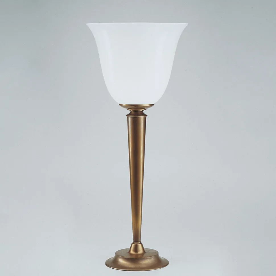 Jugendstil Tischleuchte Berliner Messing Q10