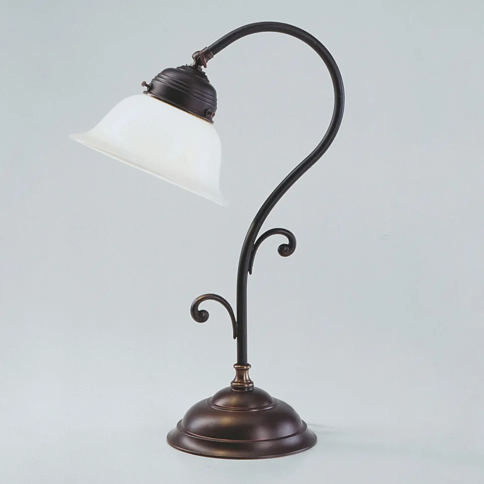 Jugendstil Tischleuchte echt Antik Messing Q5