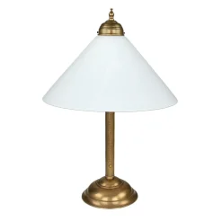 Jugendstil Tischleuchte V4 Echtmessing Zug