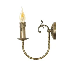 Jugendstil Wandleuchter E14 Petalo