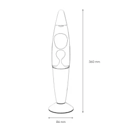 Jugendzimmer Lavalampe Lila Rot TIMMY Partylicht