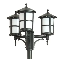 Kandelaber Garten 1,8-2,8m Rustikal 3x E27