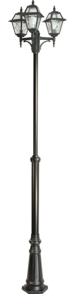 Kandelaber MERKSEM Schwarz 185-285cm Rustikal 3x