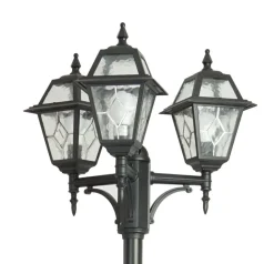 Kandelaber MERKSEM Schwarz 185-285cm Rustikal 3x