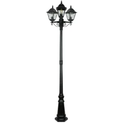 Kandelaber Schwarz 227cm hoch Rustikal LEADWORTH