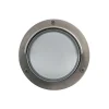 Kellerlampe Messing massiv Glas rund D: 14 cm IP64 G9