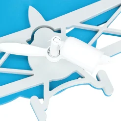 Kinderleuchte PLANE in Blau 3-flmg