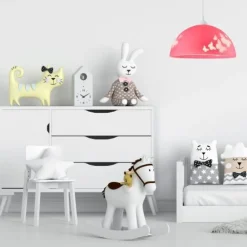 Kinderzimmerlampe Mädchen Pink rund Lampe