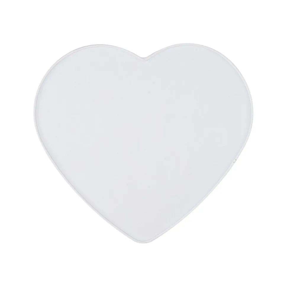 Kinderzimmerleuchte Weiß L: 42 cm Stoff 2x E27 Herz