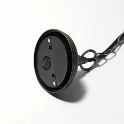 Klassische Pendelleuchte in antik silber