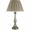 Klassische Tischleuchte Messing Optik