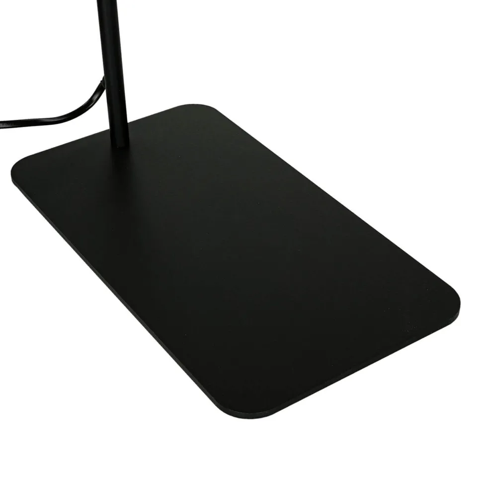 Kleine Stehlampe Schwarz Gold 124cm Modern flexibel