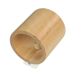 Kleine Wandlampe Holz Up Down G9 wohnlich VALERYA Flur