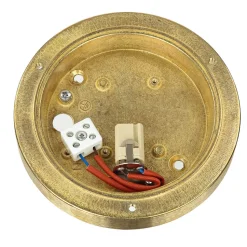 Kleine Wandleuchte AGIA Messing Maritim IP64 Haus