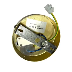 Kleine Wandleuchte rund Kugel Schirm Glas IP44